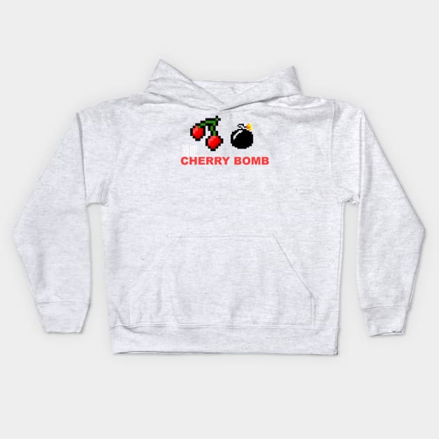 Cherry Bomb Kids Hoodie by illein